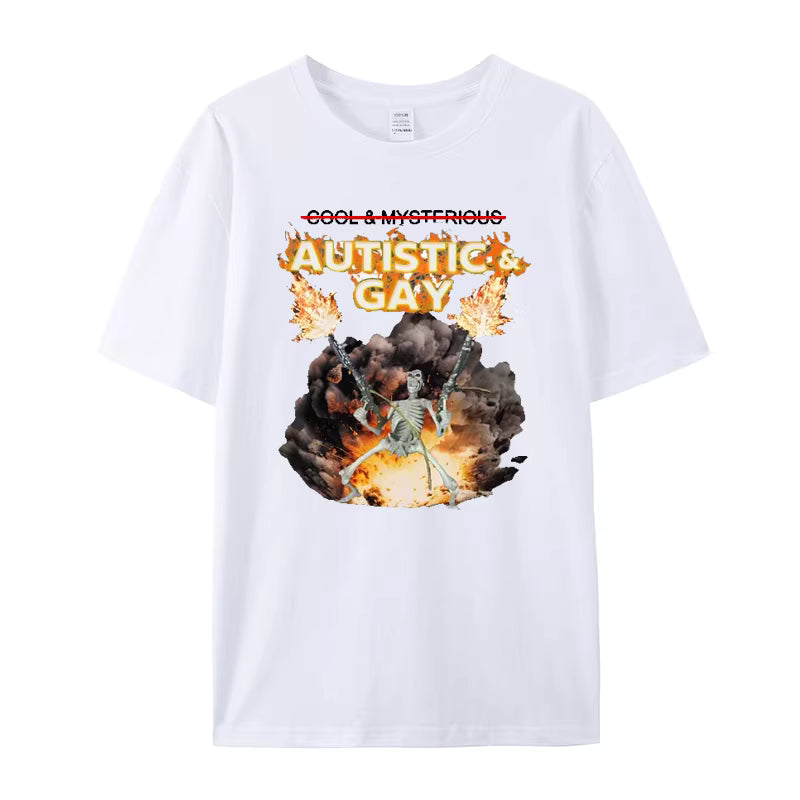 Autistic and gay, T-shirt